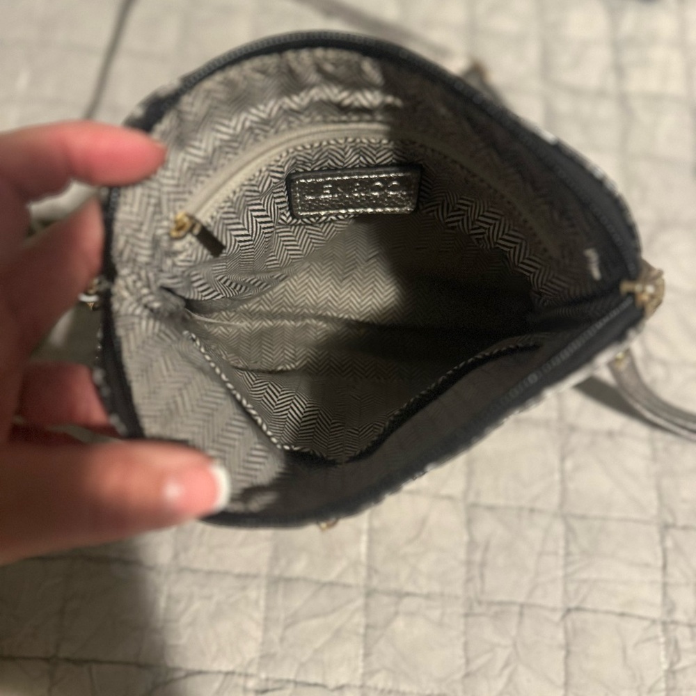 Elegant Black and Gray Women's Bag